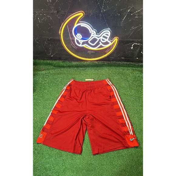 Nike Dri-Fit Elite‎ Red Basketball Shorts Men's Size XL - Picture 1 of 5